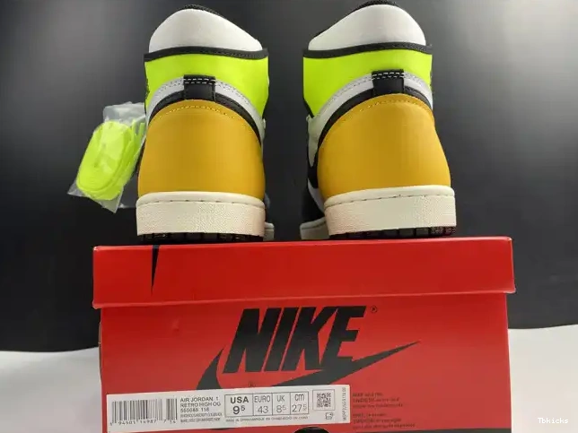Rep TBK 'VOLT RETRO HIGH 555088-118 JORDAN 1 GOLD' OG AIR 0625